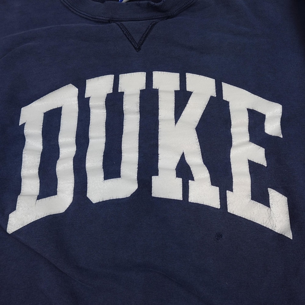 Vintage Duke Blue Devils Sweatshirt Mens XL Blue NCAA Basketball Champion USA - Picture 3 of 11